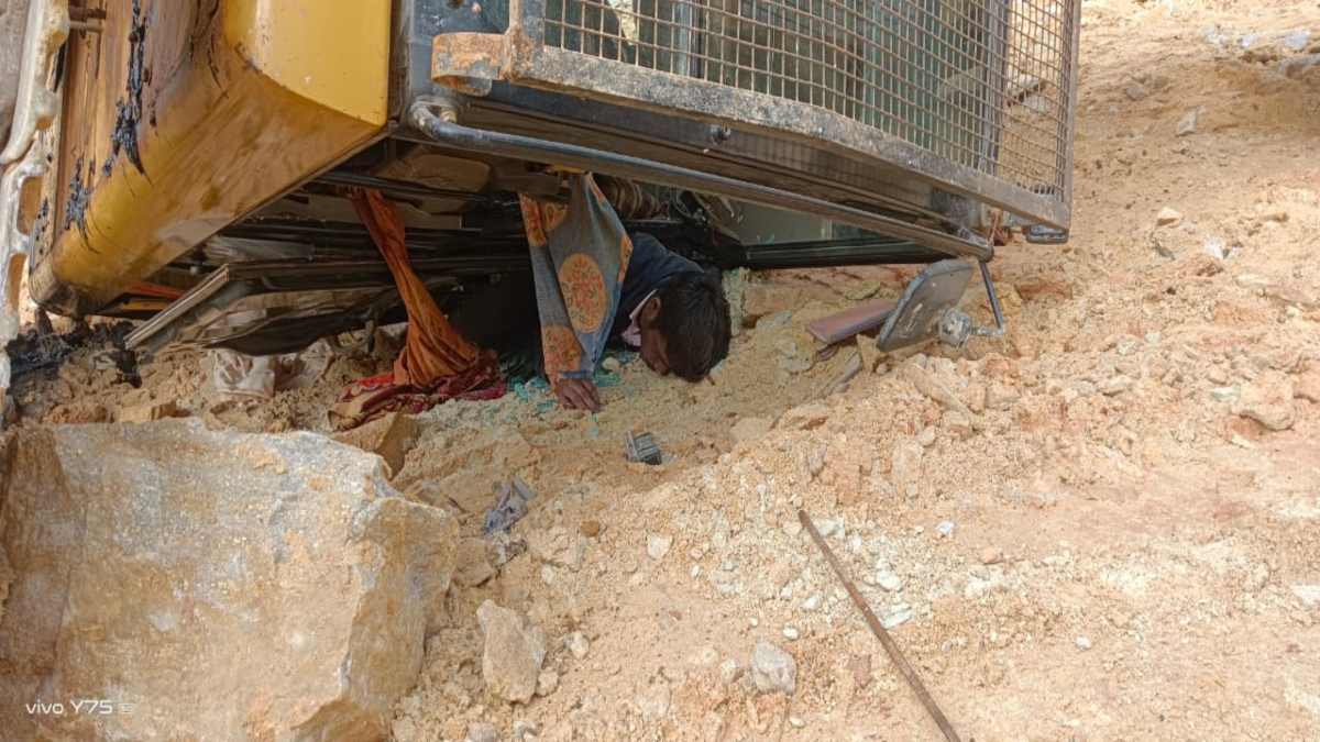 CG NEWS : भारतमाला प्रोजेक्ट में हादसा, दो लोगों की मौत