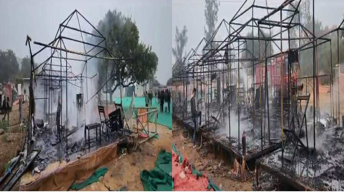 टेंट सिटी में लगी भीषण आग: 8 एसी रूम जलकर खाक, विदेशी पर्यटकों को कराए जाते थे एडवेंचर