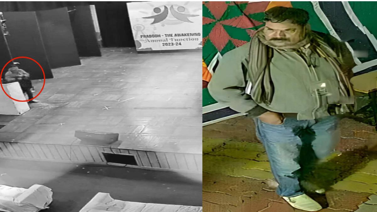 कथित पत्रकार निकला चोर: ऑडिटोरियम से चुराया 2 लैपटॉप, वारदात CCTV में कैद, आरोपी गिरफ्तार