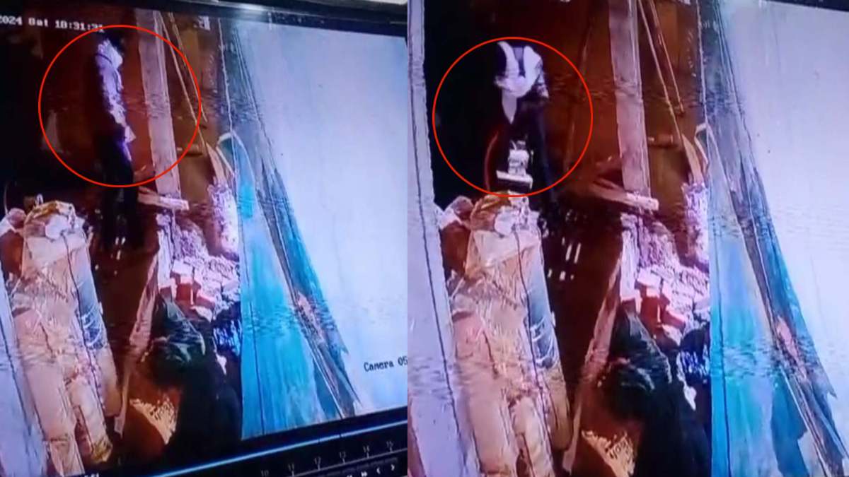 घर से पानी मोटर की चोरी: CCTV में कैद हुई वारदात, आरोपी की तलाश में जुटी पुलिस