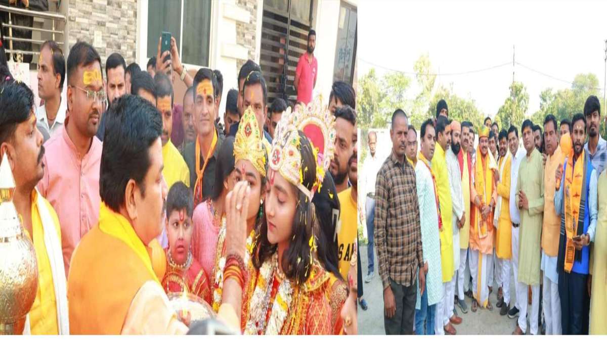 भगवान राम की प्रभात फेरी में शामिल हुए सासंद: की राम, सीता और लक्ष्मण की पूजा, बोले- आज का दिन बेहद खास