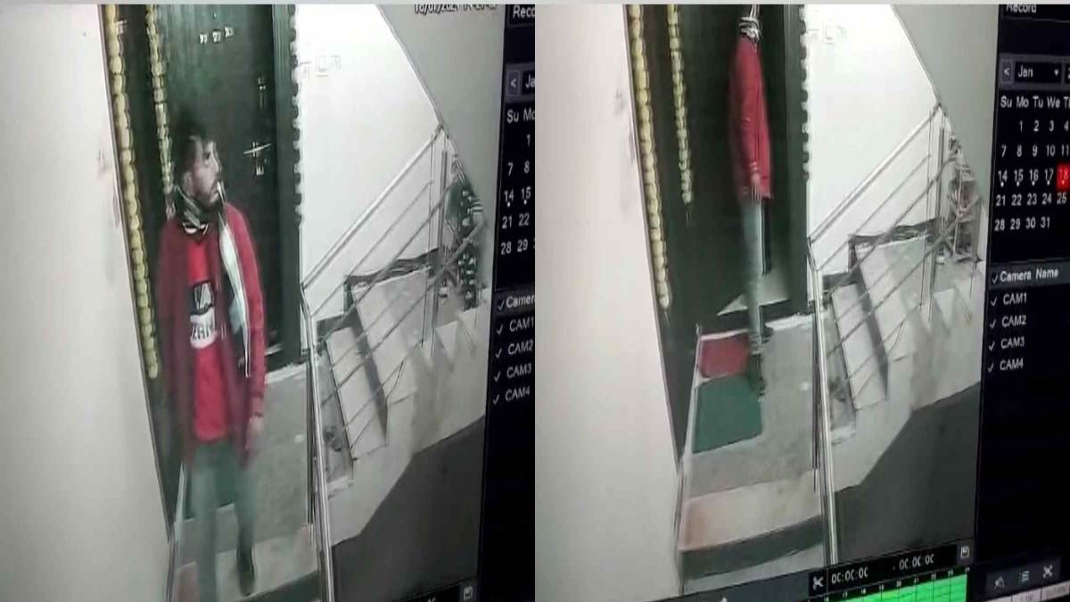 सूने मकान पर चोर ने बाेला धावा: ढाई लाख के जेवरात और कैश पर किया साथ साफ, वारदात CCTV में कैद