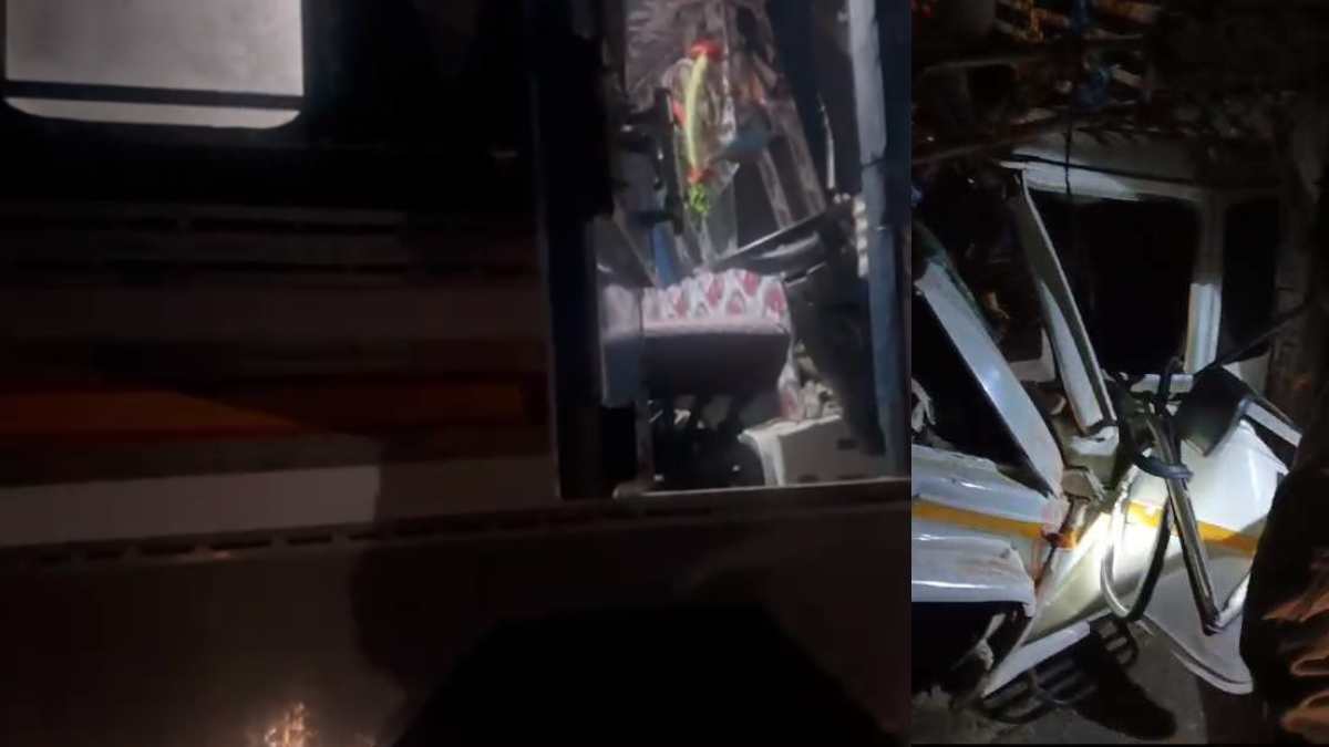 एक ही परिवार के 3 लोगों की दर्दनाक मौत, 8 घायल: टैंकर से टकराया पिकअप वाहन, तीन जबलपुर रेफर, मजदूरी कर घर लौटते समय हुआ हादसा