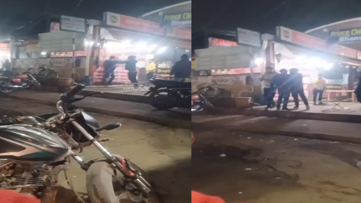 चौपाटी पर मारपीट: महिला ग्राहकों के साथ दुकानदार ने की अभद्रता, डंडों से जमकर पीटा