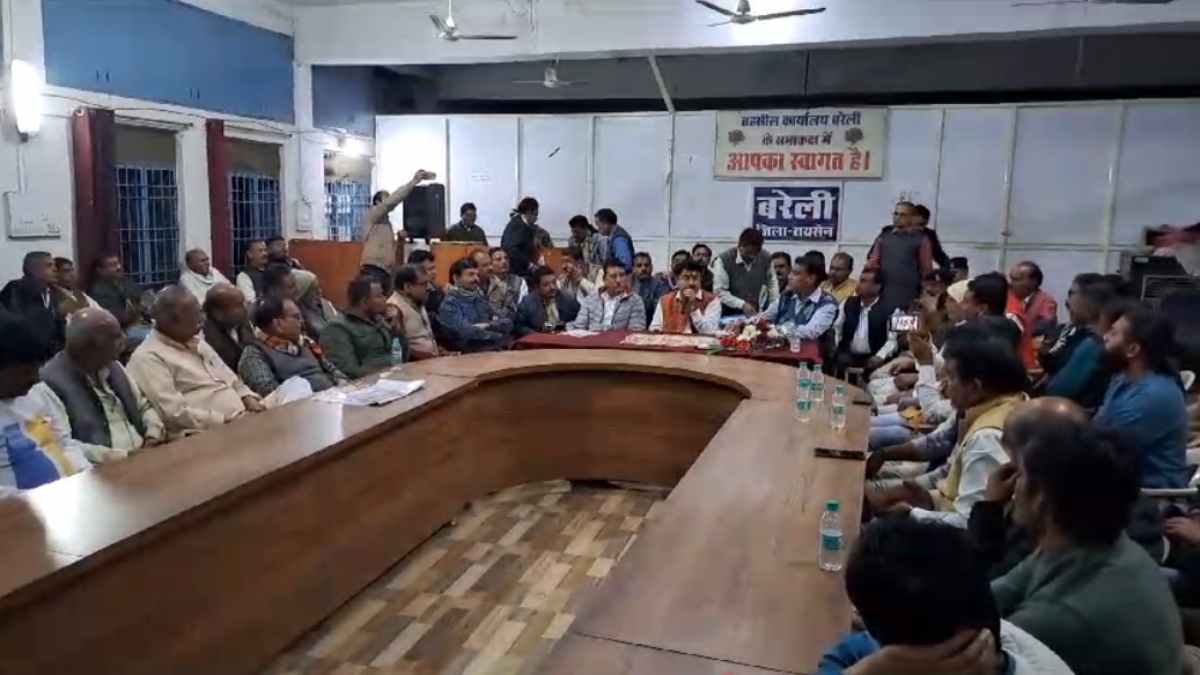 रायसेन पहुंचे राज्य मंत्री नरेंद्र शिवाजी: अयोध्या में होने वाले रामलला प्राण प्रतिष्ठा के संबंध में ली बैठक, 22 जनवरी को दिवाली मनाने की कही बात