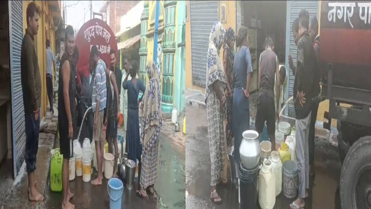 मुसीबत के बीच नए साल की शुरुआत: नगर पालिका की लापरवाही के चलते नहीं हो रही पानी की सप्लाई, लाेगों में रोष