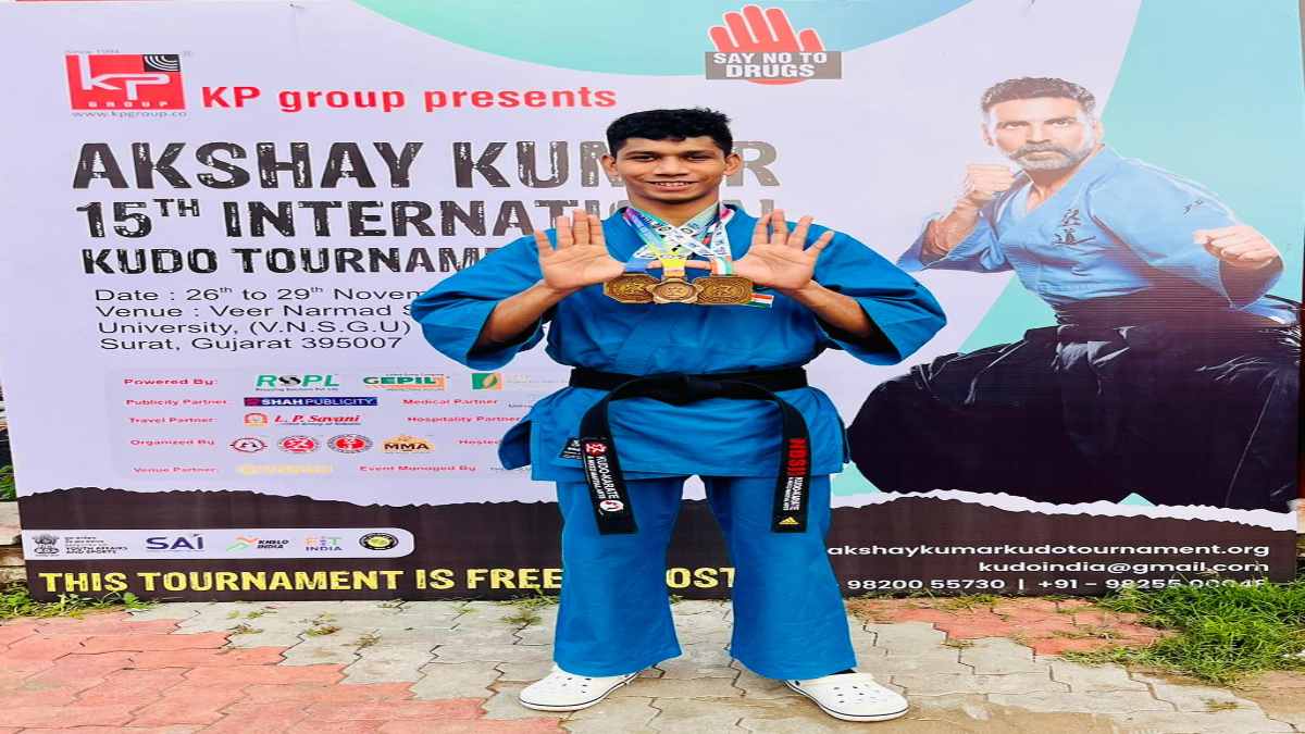 MP के गोल्डन बॉय सोहेल खान का कूडो खेल में दबदबा: राष्ट्रीय और अंतर्राष्ट्रीय टूर्नामेंट में जीते 3 स्वर्ण पदक, 5 नॉकआउट और 5 सबमिशन का बनाया रिकॉर्ड