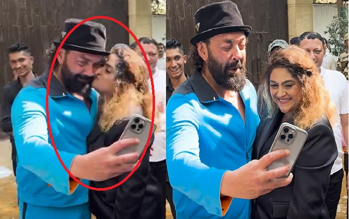 सेल्फी लेते-लेते महिला फैन ने Bobby Deol को कर लिया Kiss, Video Viral