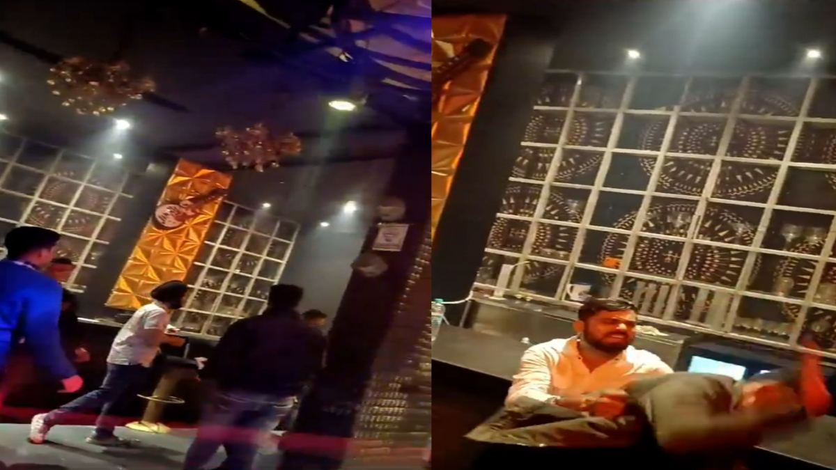 पब में मौजूद थी लड़कियां, इस बात लेकर हुआ विवाद, मारपीट का वीडियो वायरल