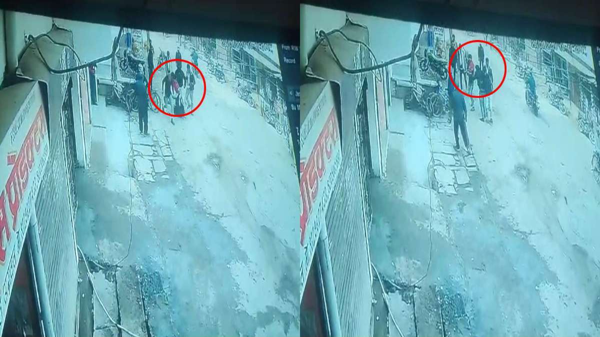 टेरर टैक्स नहीं देने पर बदमाशों ने युवक को पीटा: अपरहण कर ले गए सुनसान जगह, मारपीट की घटना CCTV में कैद