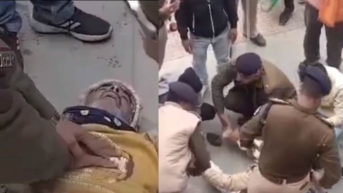 RPF जवानों की सजगता: रेलवे स्टेशन पर बुजुर्ग को आया हार्ट अटैक, सीपीआर देकर बचाई जान, देखें वीडियो…