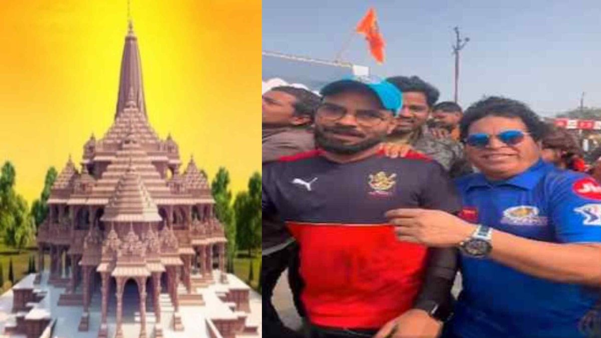 अयोध्या में घूमते दिखे डुप्लीकेट विराट कोहली और सचिन तेंदुलकर: लोगों को आई हंसी, अनुष्का नहीं दिखी साथ
