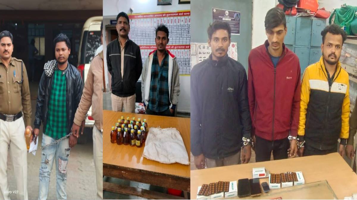 नशे के काले कारोबार पर राजधानी पुलिस की ताबड़तोड़ कार्रवाई, आबकारी और नारकोटिक्स एक्ट के तहत 34 आरोपी गिरफ्तार