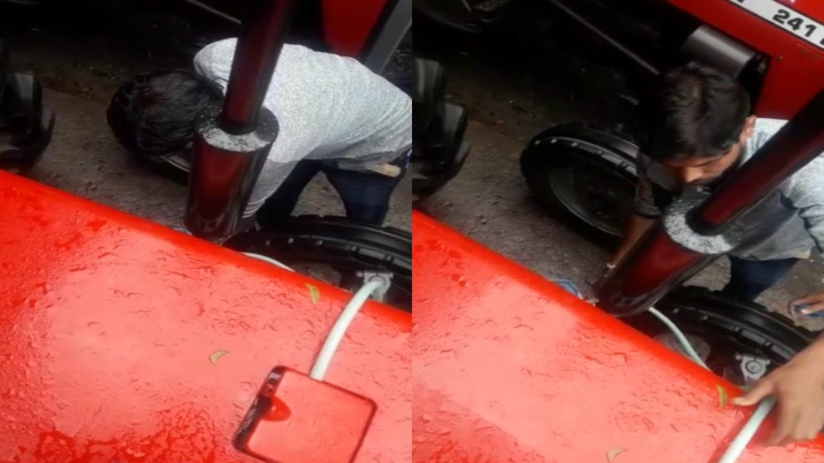 भोपाल नगर निगम में डीजल का खेल जारी: सैनेटाइजर के नाम पर चलने वाले ट्रैक्टर्स से निकाला जा रहा Diesel, Video Viral