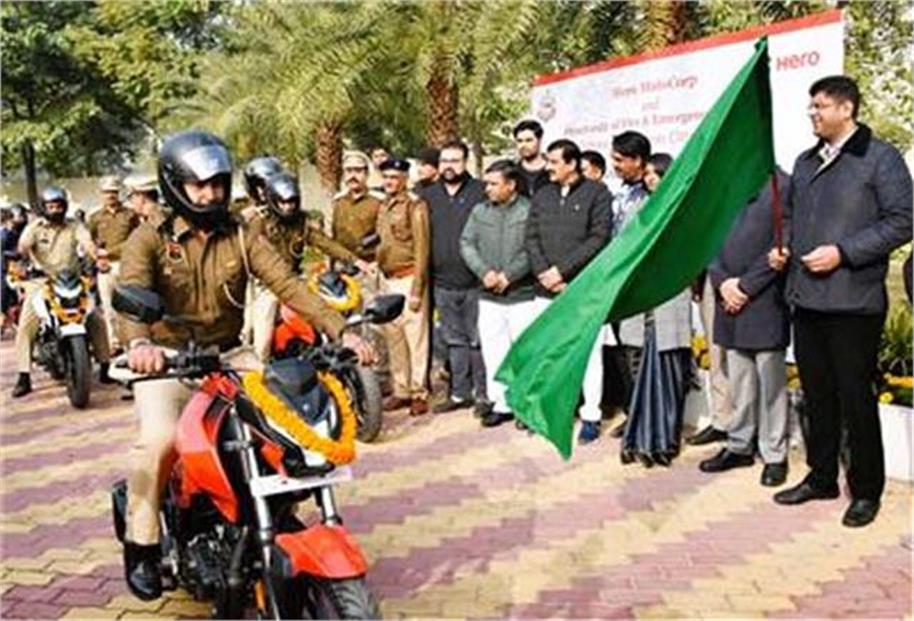 हरियाणा : बाइक से भी आपातकालीन सेवाएं पहुंचाने में मिलेगी मदद, 40 अग्निशमन बाइक को हरी झंडी