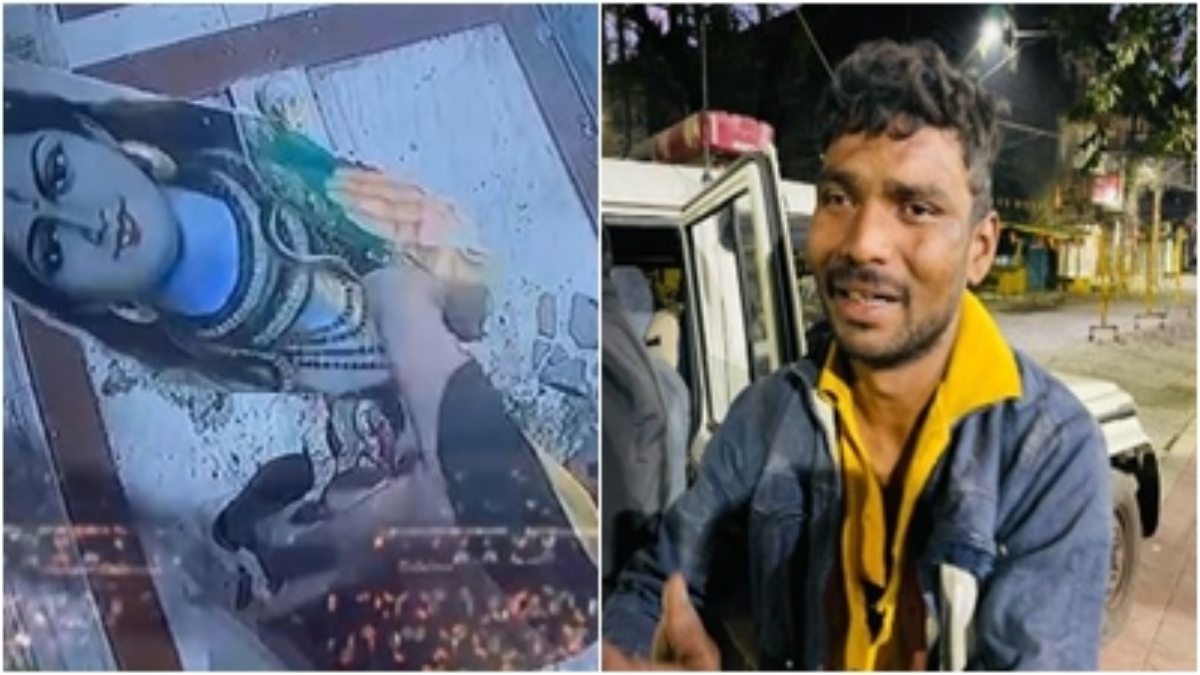 भगवान से नाराज नशेड़ी ने तोड़ा ‘शिवलिंग’: तोड़फोड़ की घटना CCTV में कैद , पुलिस ने आरोपी को किया गिरफ्तार