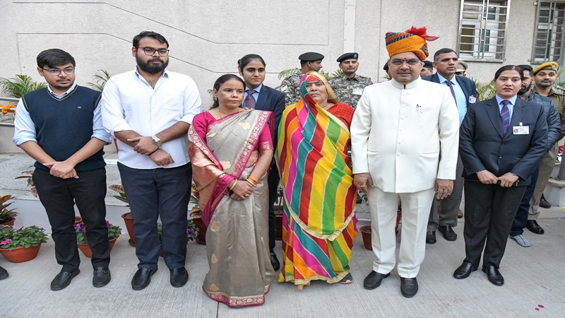 Rajasthan News: मुख्यमंत्री भजनलाल शर्मा ने मुख्यमंत्री निवास पर फहराया ध्वज