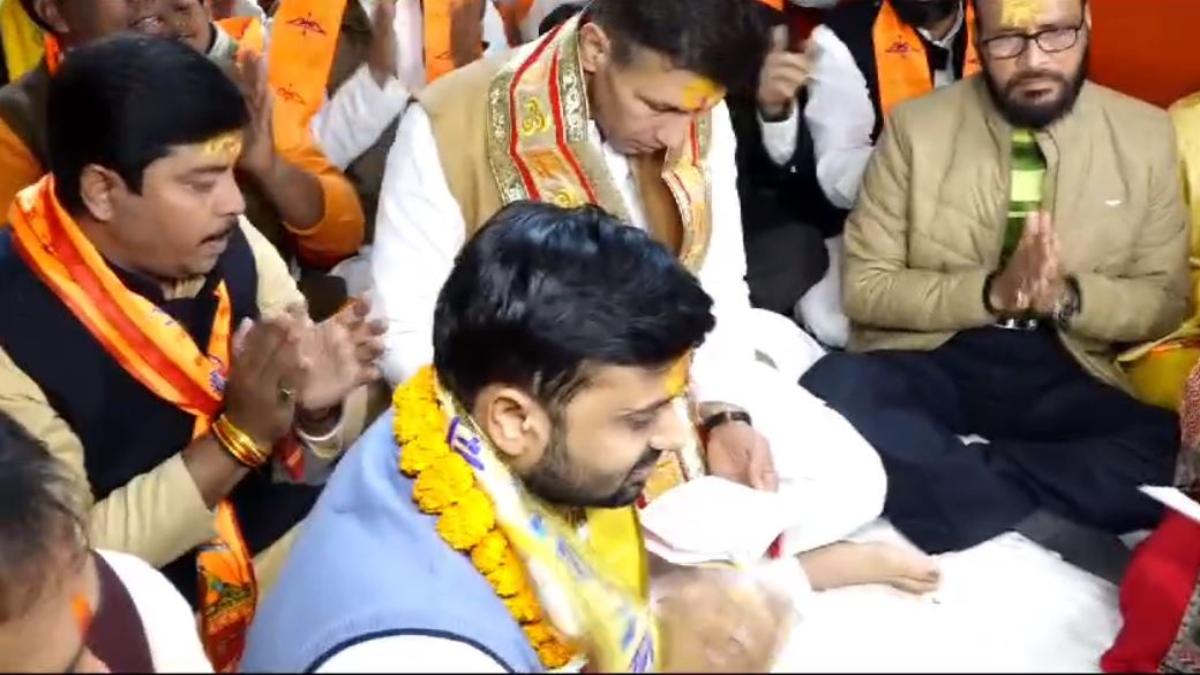 राम भक्ति में लीन कांग्रेस: PCC चीफ ने की झरनेश्वर हनुमान मंदिर में पूजा, देश को दी शुभकामनाएं
