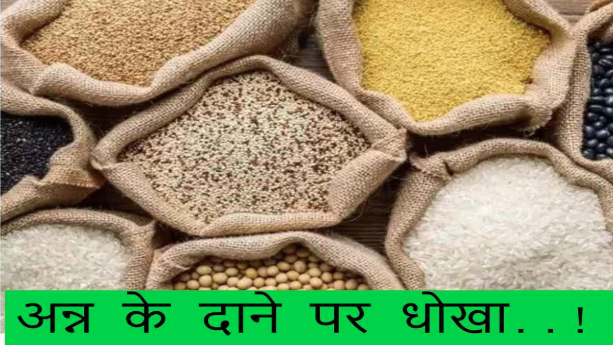 अन्न के दाने पर धोखा..! जानें क्या है पूरा मामला
