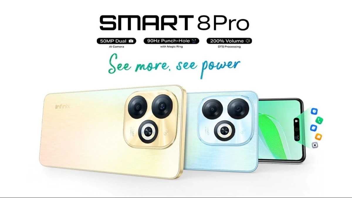 50MP कैमरे के साथ लॉन्च हुआ Infinix Smart 8 Pro स्मार्टफोन, फीचर्स जानकर हो जाएंगे हैरान