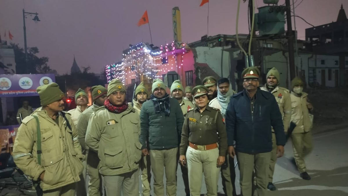 छावनी बनी अयोध्या, ATS कमांडो और 17 आईपीएस के साथ चप्पे-चप्पे पर जवान तैनात…
