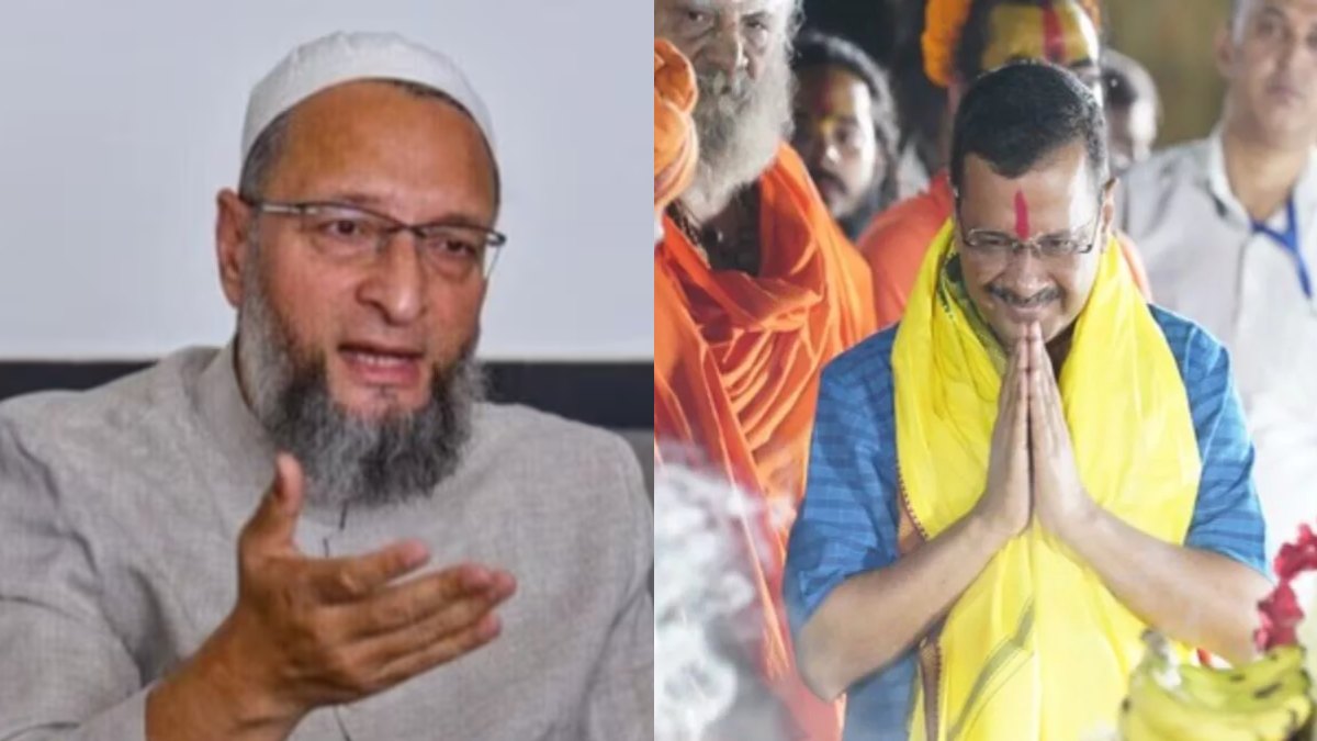 ओवैसी ने केजरीवाल को बताया RSS का छोटा रिचार्ज, कहा- संघ के एजेंडे का पूरा साथ दे रहे हैं…