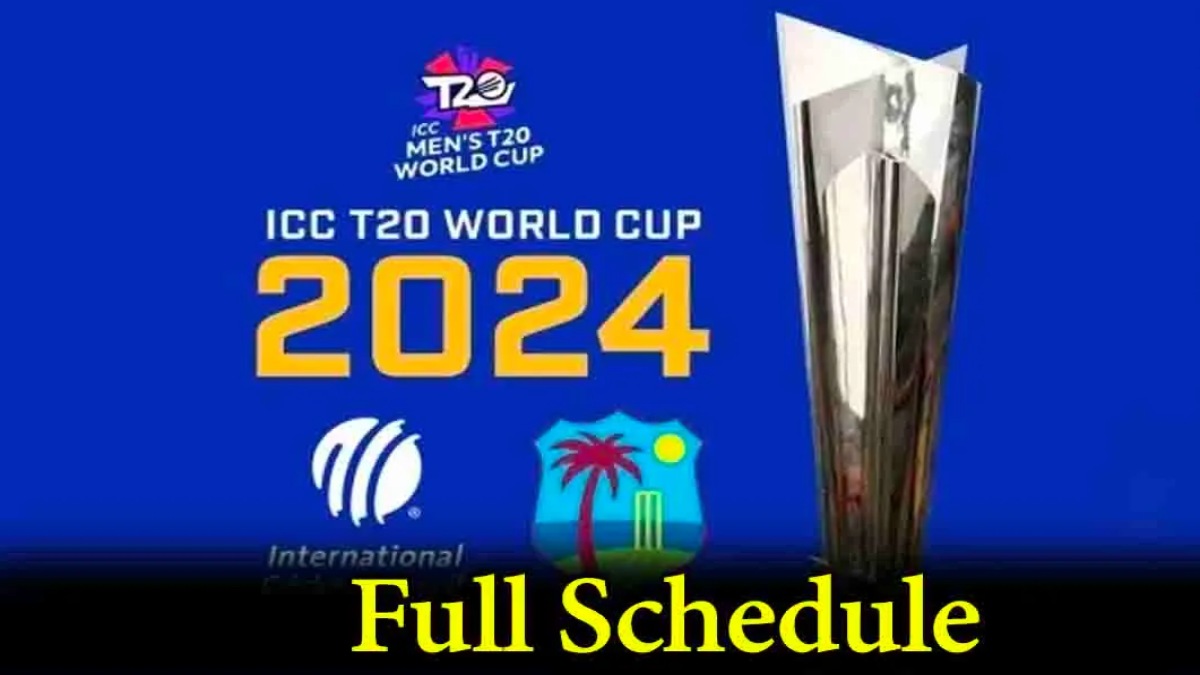 T20 World Cup 2024 Schedule : विश्व कप 2024 का शेड्यूल जारी, USA और CANADA के बीच होगा पहला मैच, जानिए कब होगा भारत और पाकिस्तान का मुकाबला ?