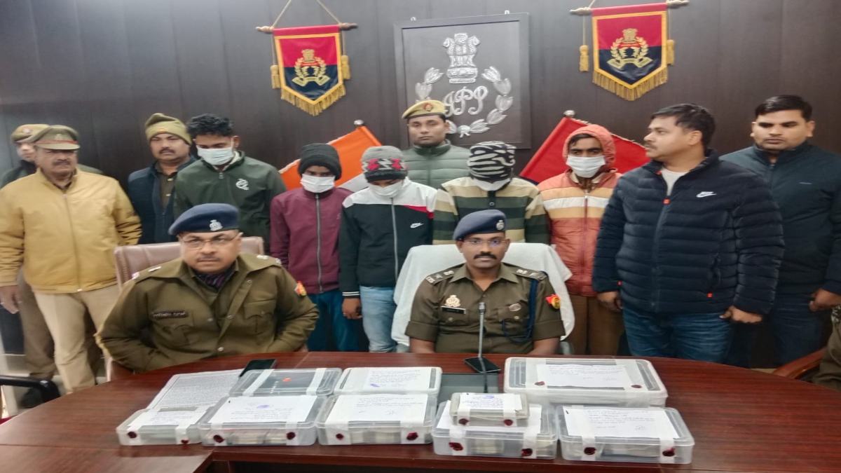 6 लाख की लूट का पुलिस ने किया खुलासा, सलाखों के पीछे पहुंचे आरोपी