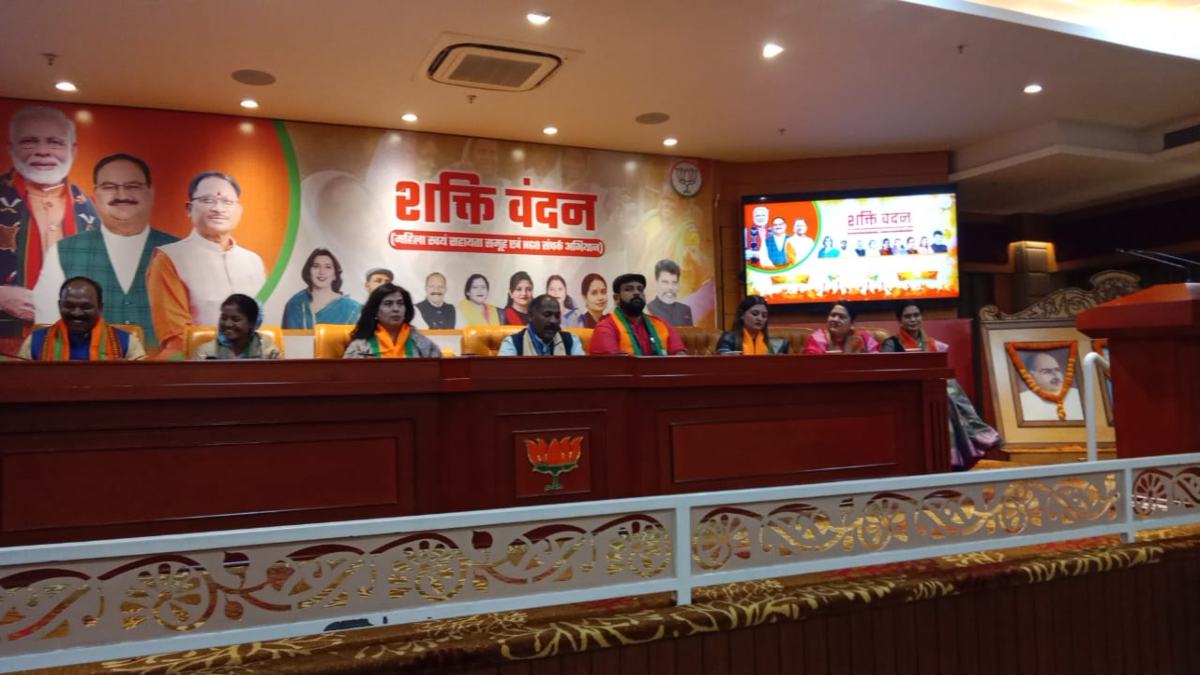चुनावी मोड में महिला मोर्चा : लोकसभा चुनाव की तैयारी जारी, नारी वंदन कार्यक्रम के जरिए जमीनी स्तर पर पहुंचने की कवायद में भाजपा