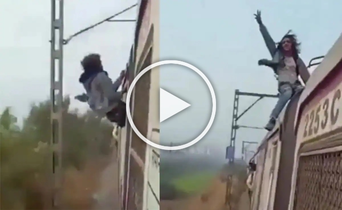 Train Stunt Viral Video: चलती ट्रेन में लटककर स्टंटबाजी कर रहा था लड़का, फिर जो हुआ वह देख कांप जाएगी आपकी रूह…