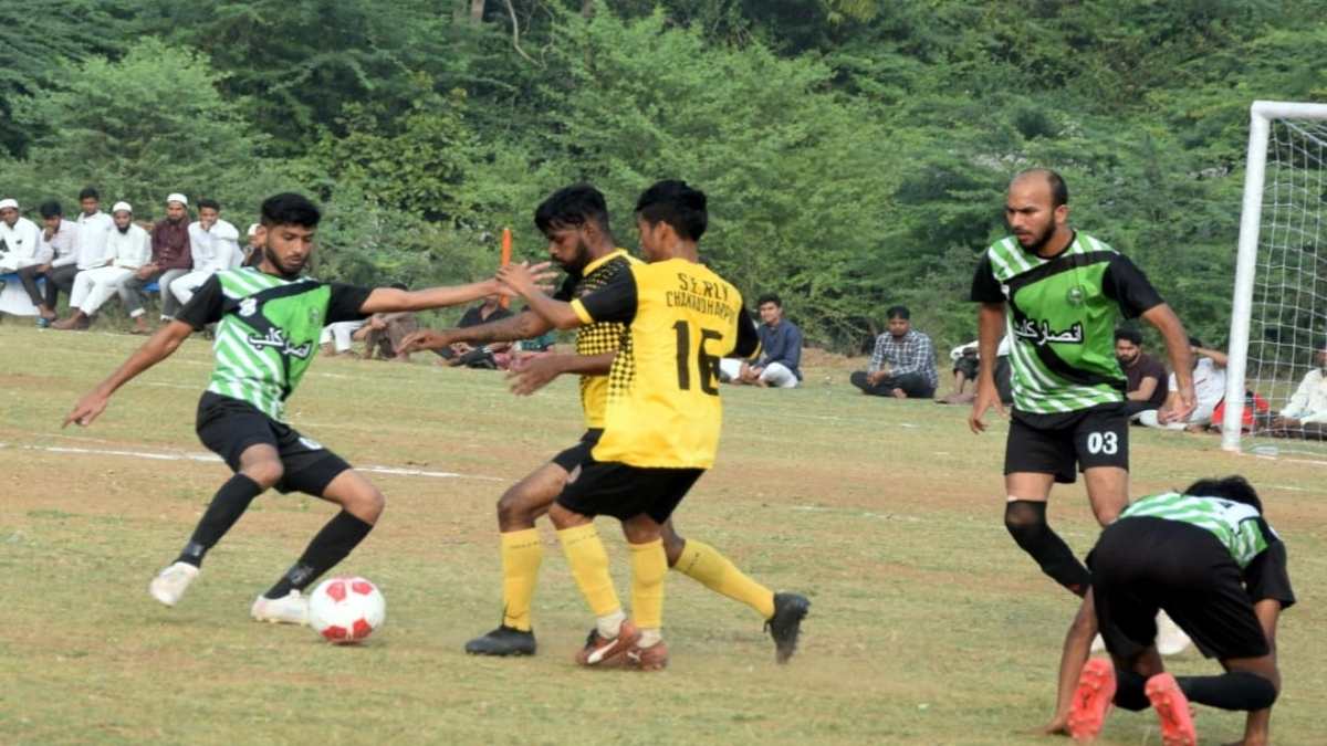 ऑल इंडिया गोल्ड कप फुटबॉल टूर्नामेंट के अगले दौर में अंसार क्लब की हुई एंट्री, नॉकआउट मैच में SER जमशेदपुर को हराया …