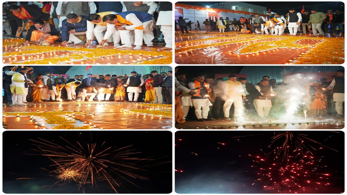 प्राण प्रतिष्ठा से पहले MP में मनाई गई ‘दिवाली’, BJP विधायक से लेकर मंत्री ने मनाया दीपोत्सव, भव्य आतिशबाजी से रोशन हुआ आसमान