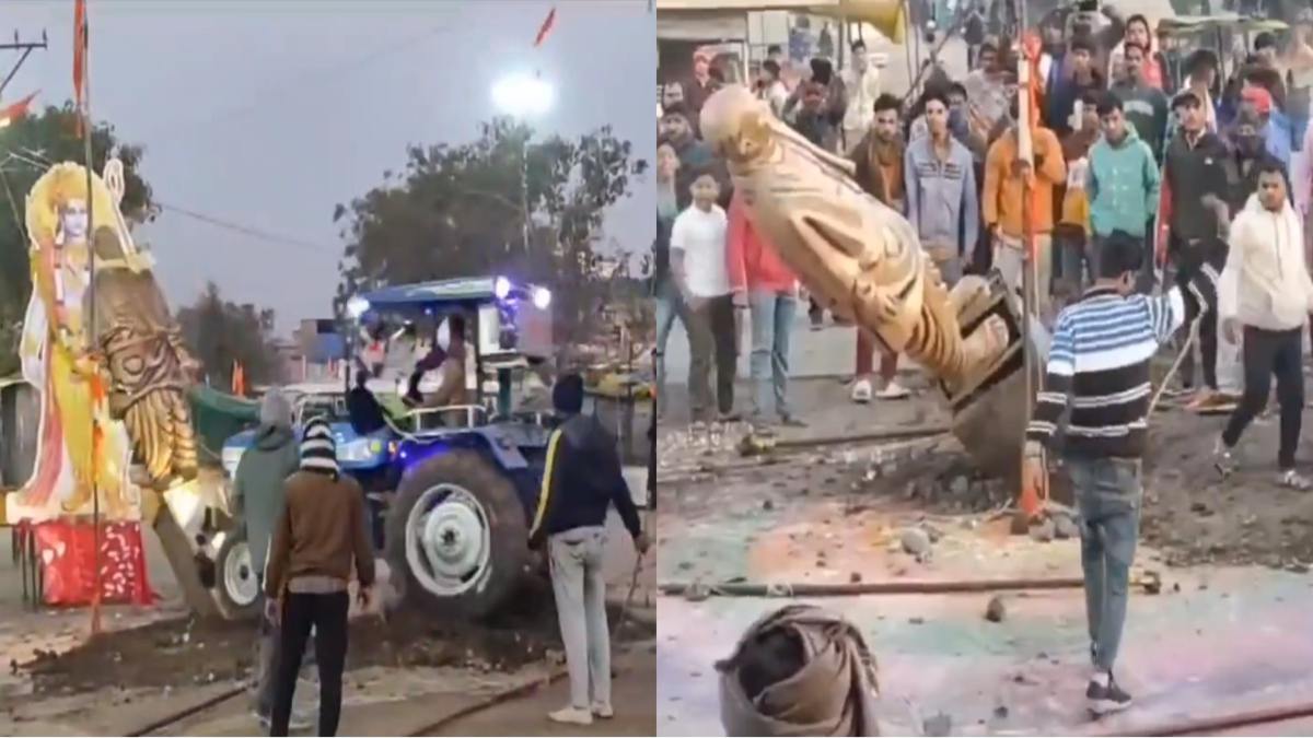 उज्जैन में बवाल: अंबेडकर-सरदार पटेल की मूर्ति को लेकर दो पक्ष भिड़े; जमकर हुआ पथराव, थाना प्रभारी निलंबित