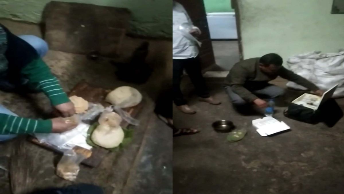 व्यापारी के गोदाम पर खाद्य विभाग का छापा, 300 किलो मावा जब्त, जांच के लिए सैंपल भेजा भोपाल