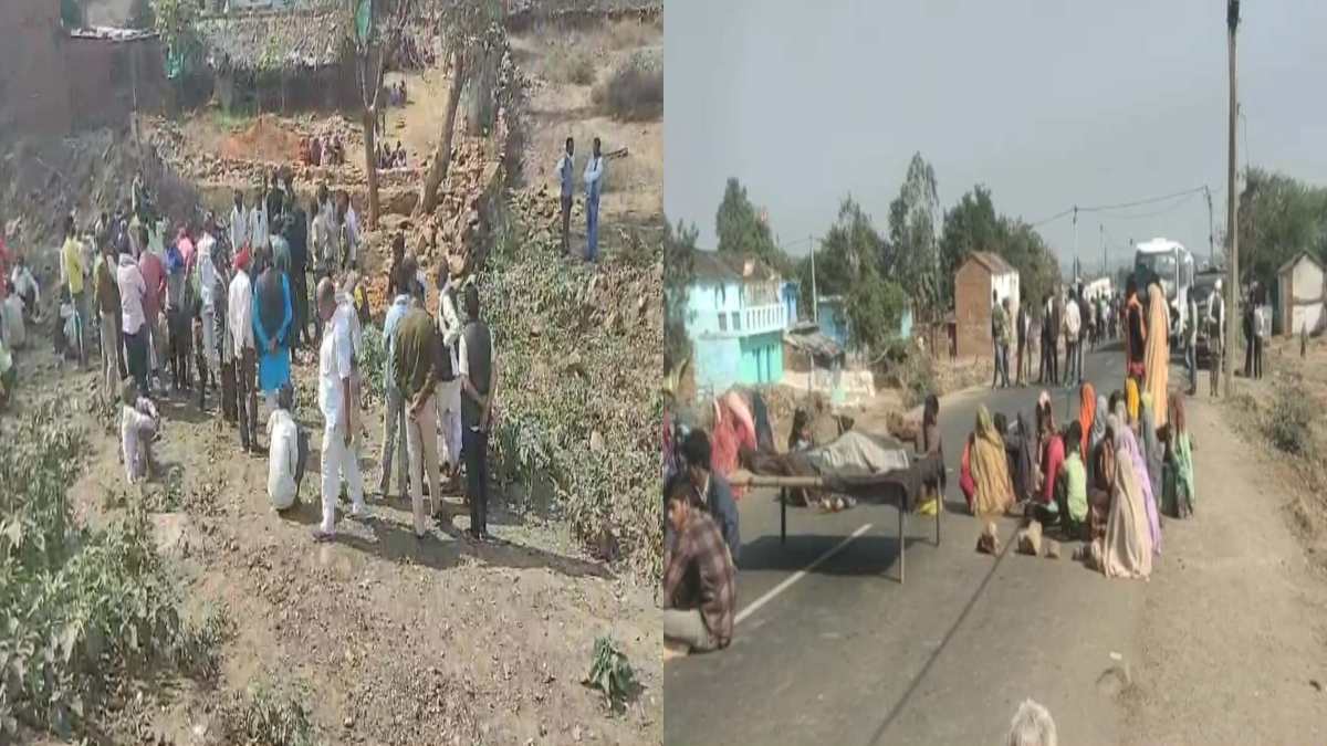 किसान ने की आत्महत्या: फांसी के फंदे पर झूला, गांव के कुछ लोग कर रहे थे प्रताड़ित, परिजनों ने किया चक्काजाम