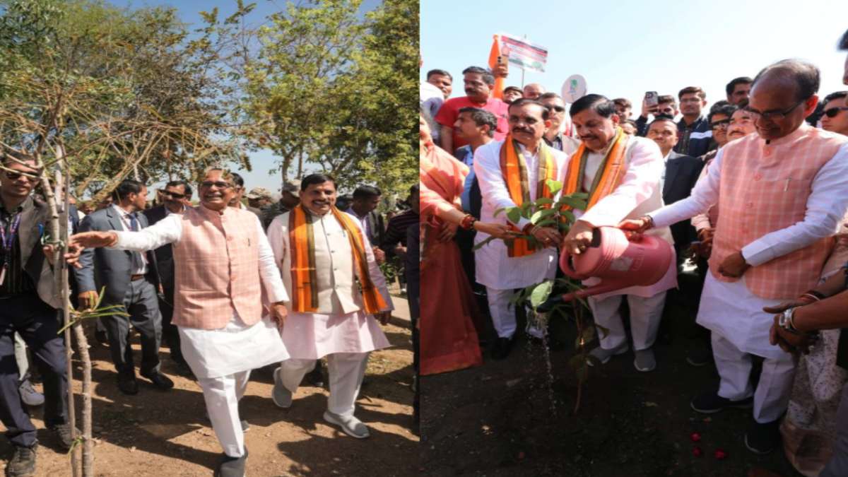 शिवराज सिंह के पौधारोपण संकल्प के 3 साल पूरे: CM मोहन ने पूर्व सीएम के साथ लगाया पौधा, कहा- वृक्ष हमारी धरती का श्रृंगार