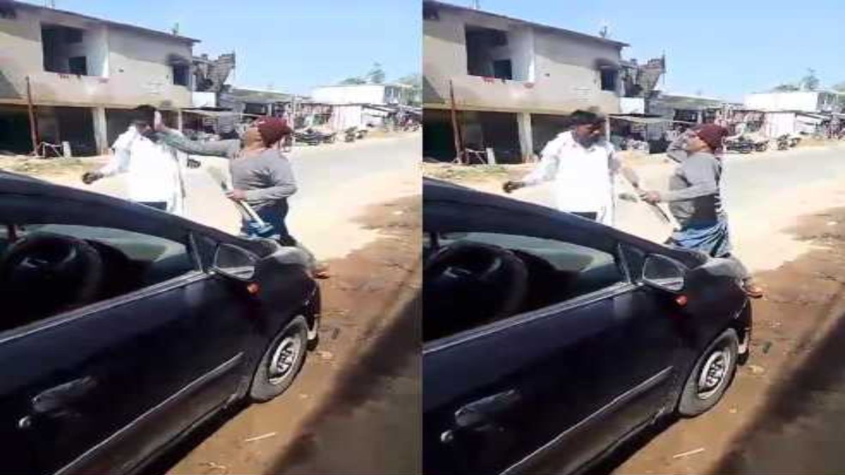 सेल्समैन की गुंडागर्दी: प्रिंट रेट से अधिक दाम पर शराब बेचने का विरोध करने पर ग्राहक को पीटा, वीडियो वायरल