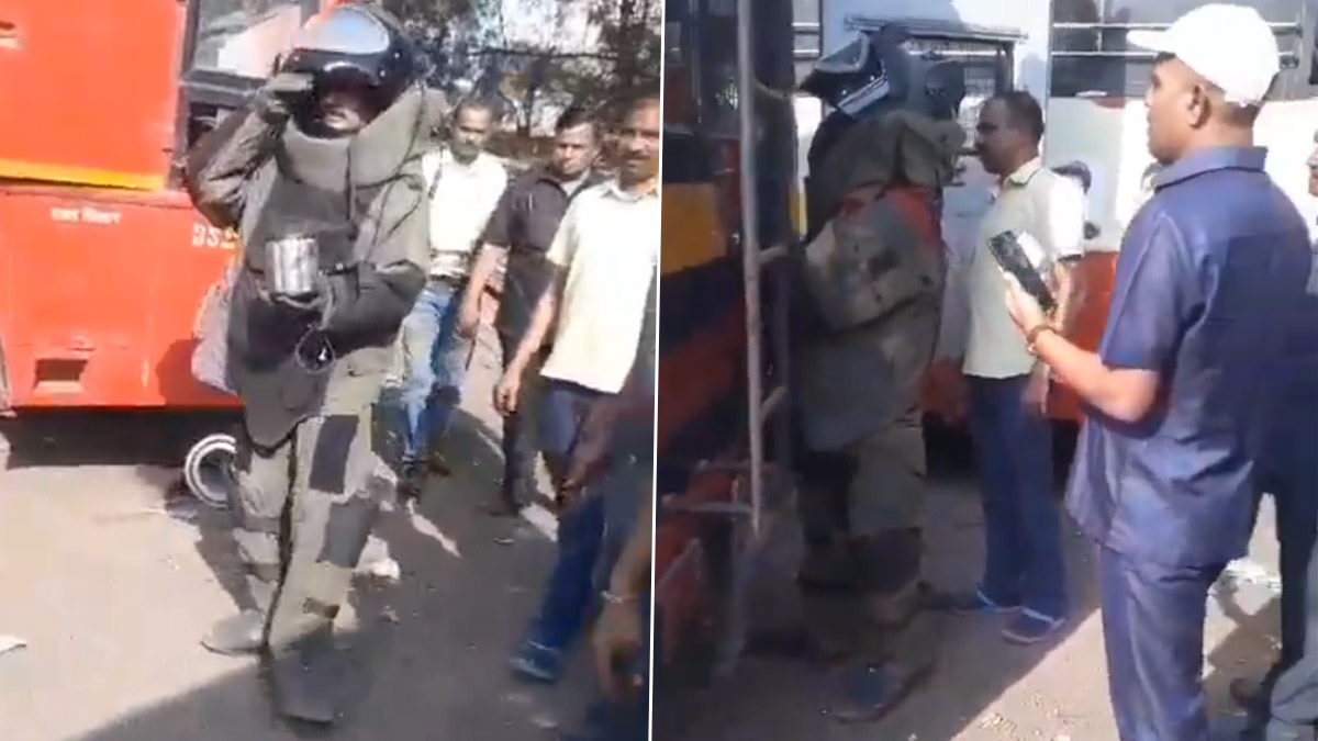 नागपुर दहलाने की साजिश ST बस में मिला टिफिन बम