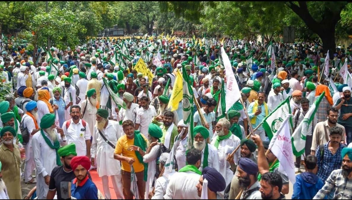 किसानों का दिल्ली कूच आज, कई जगह ट्रैफिक जाम ,धारा 144 लागू