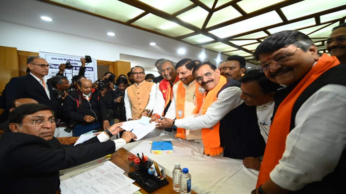 Rajya Sabha elections 2024: बीजेपी राज्यसभा उम्मीदवारों ने भरा नामांकन, CM मोहन के साथ शिवराज सिंह भी रहे मौजूद