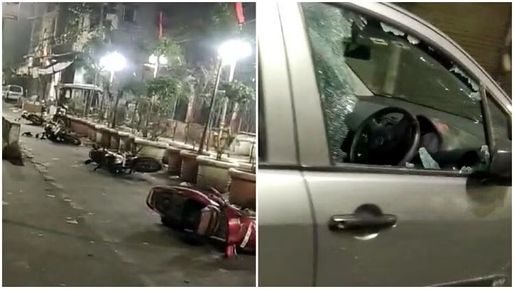 दिल्ली: बदमाशों ने 20 बाइकों और 15 वाहनों में की तोड़फोड़