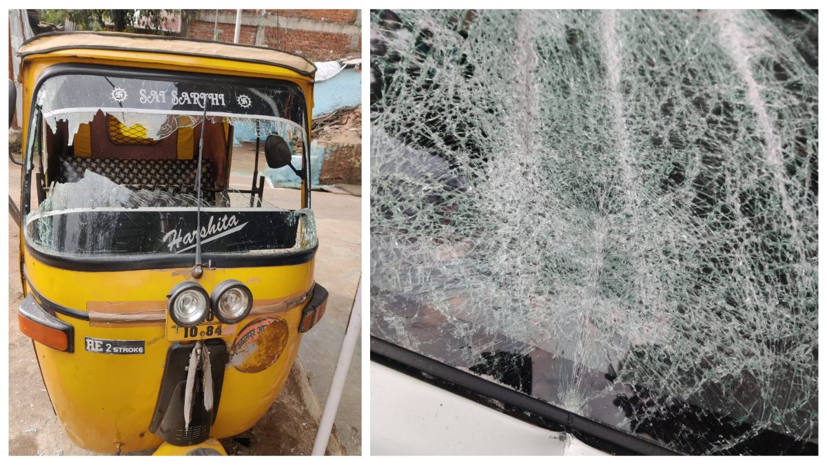 बदमाशों ने मचाया उत्पात: दर्जन भर से अधिक गाड़ियों के तोड़े शीशे, CCTV में कैद, आरोपियों के खिलाफ कड़ी कार्रवाई की मांग