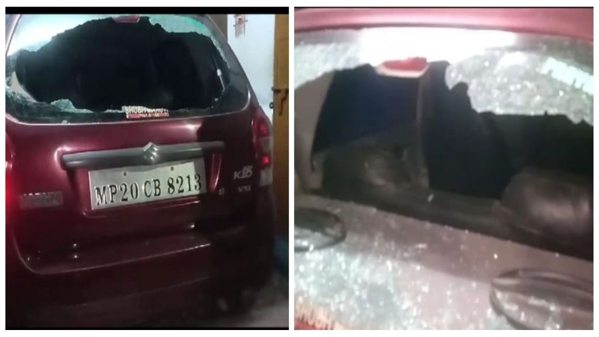 शहर में सक्रिय हुआ गाड़ियों को चकनाचूर करने वाला गिरोह: रात के अंधेरे में गाड़ियों को बनाया निशाना, वारदात CCTV कैमरे में कैद
