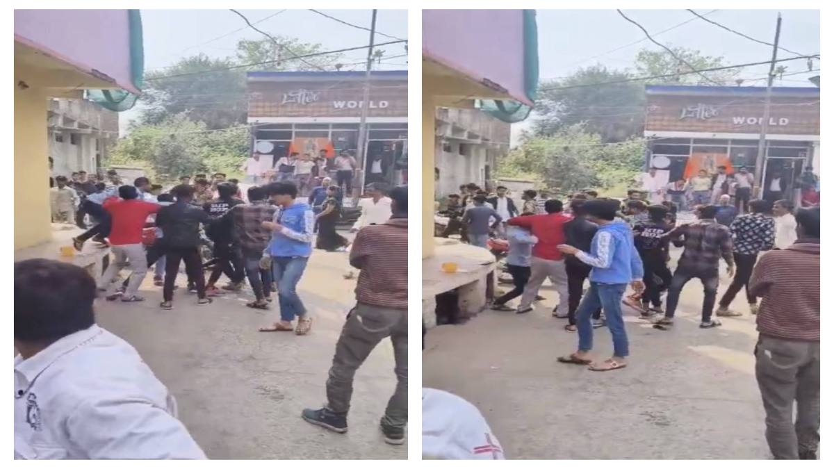 बाइक की टक्कर से बेहोश हुई लड़की: दो पक्षों ने एक-दूसरे पर जमकर बरसाए पत्थर, कई लोग अस्पताल में भर्ती