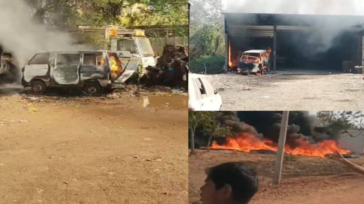 MP में आगजनी की 3 घटनाएं: SP कार्यालय में रखी गाड़ियां जलकर राख, नीमच में कार बनी आग का गोला, कटनी में भी हुआ बड़ा हादसा