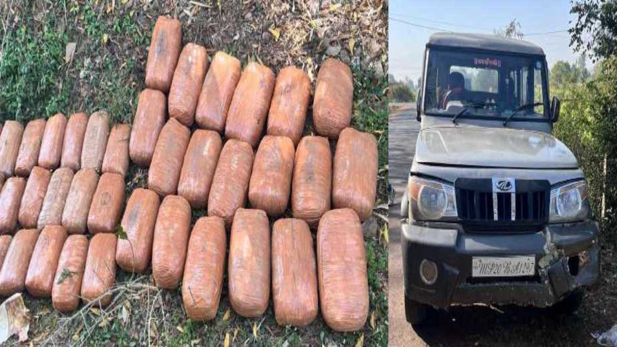 नशे के सौदागर पर पुलिस का शिकंजा: लाखों के गांजे के साथ तस्कर गिरफ्तार, गाड़ी में ऐसे छुपाकर ले जा रहा था ओडिशा