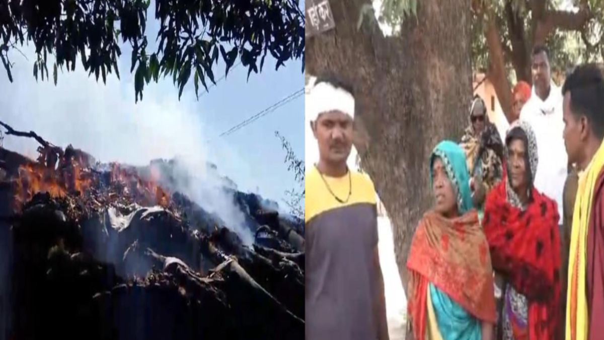 किसान परिवार पर दबंगों का कहर: झोपड़ी में लगाई आग, विरोध करने पर किया कुल्हाड़ी से हमला