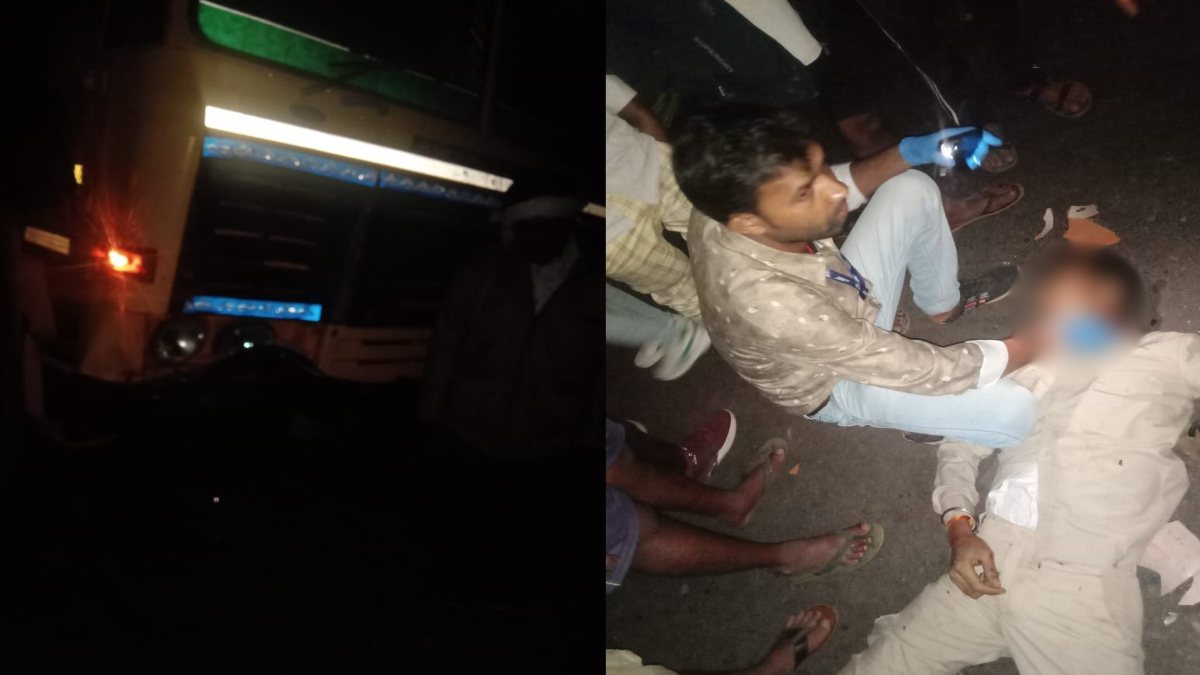 CG ACCIDENT : ट्रक पार्क कर घर जा रहे दो लोगों को हाइवा ने मारी ठोकर, मौके पर ही मौत