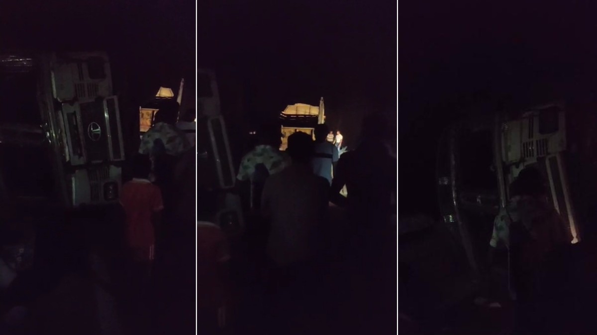CG ACCIDENT NEWS : खड़े ट्रक में जा भिड़े दो ट्रक, हादसे में चालक और परिचालक की मौके पर मौत, 2 गंभीर