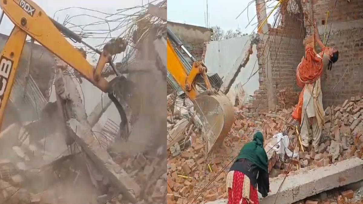 बुलडोजर की जद में आई कांग्रेस नेत्री : पड़ोसी ने की थी अवैध निर्माण की शिकायत, अमला पहुंचा तो शिकायतकर्ता का भी घर हुआ जमींदोज, देखिए VIDEO